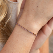BRACELET RIVIÈRE ELYA - Pierre de naissance