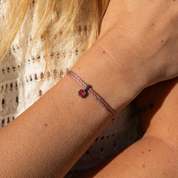 BRACELET CORDON MYA - Pierre de naissance