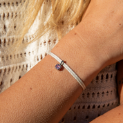 BRACELET CORDON MYA - Pierre de naissance