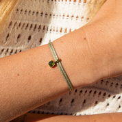 BRACELET CORDON MYA - Pierre de naissance