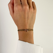 BRACELET COEUR PAILLETTE