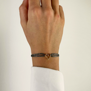 BRACELET COEUR PAILLETTE