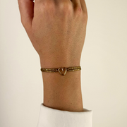 BRACELET COEUR PAILLETTE
