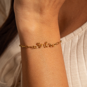 BRACELET FIL PLAQUÉ PERSONNALISÉ