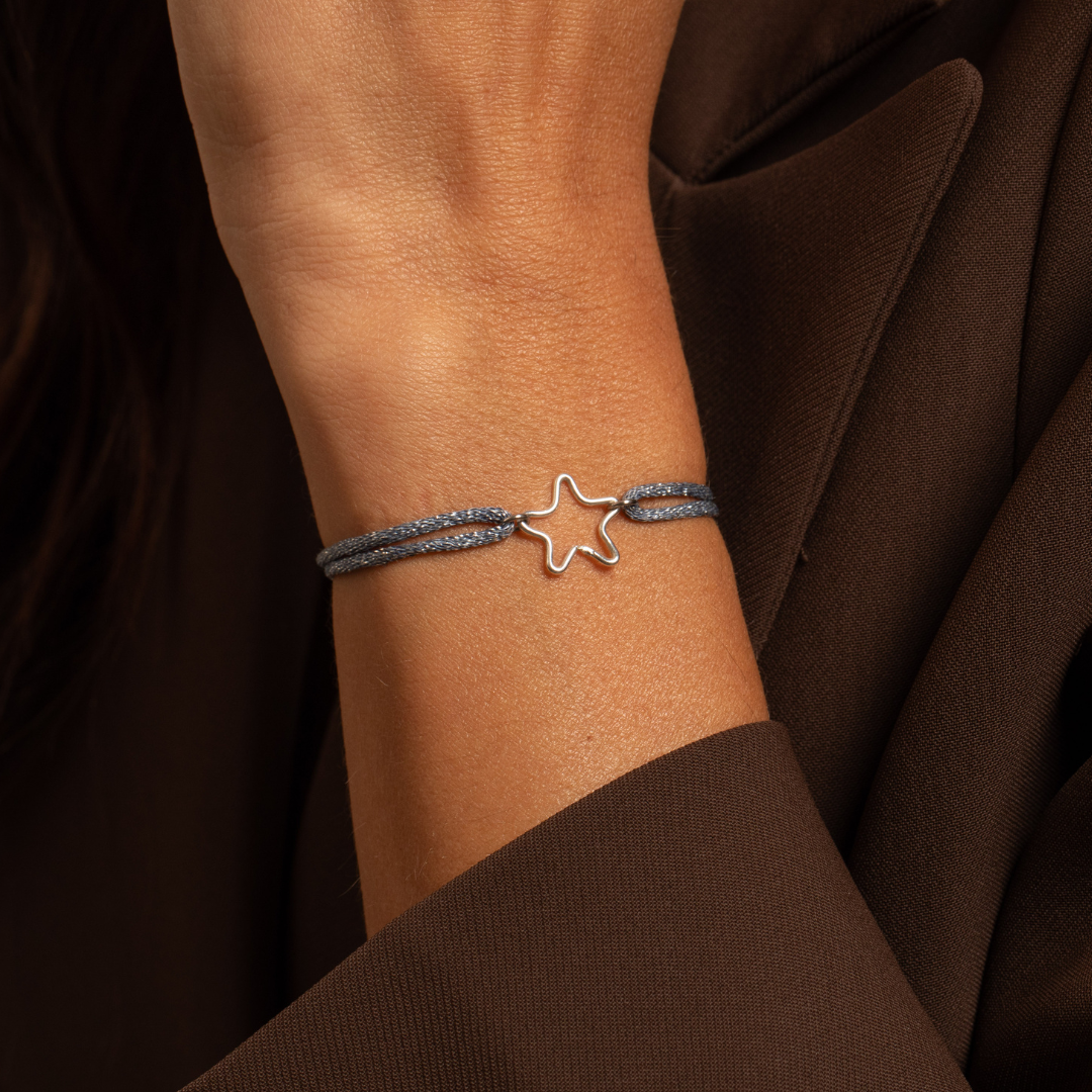 BRACELET CORDON ÉTOILE