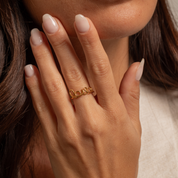 BAGUE INITIALE ORIGINAL