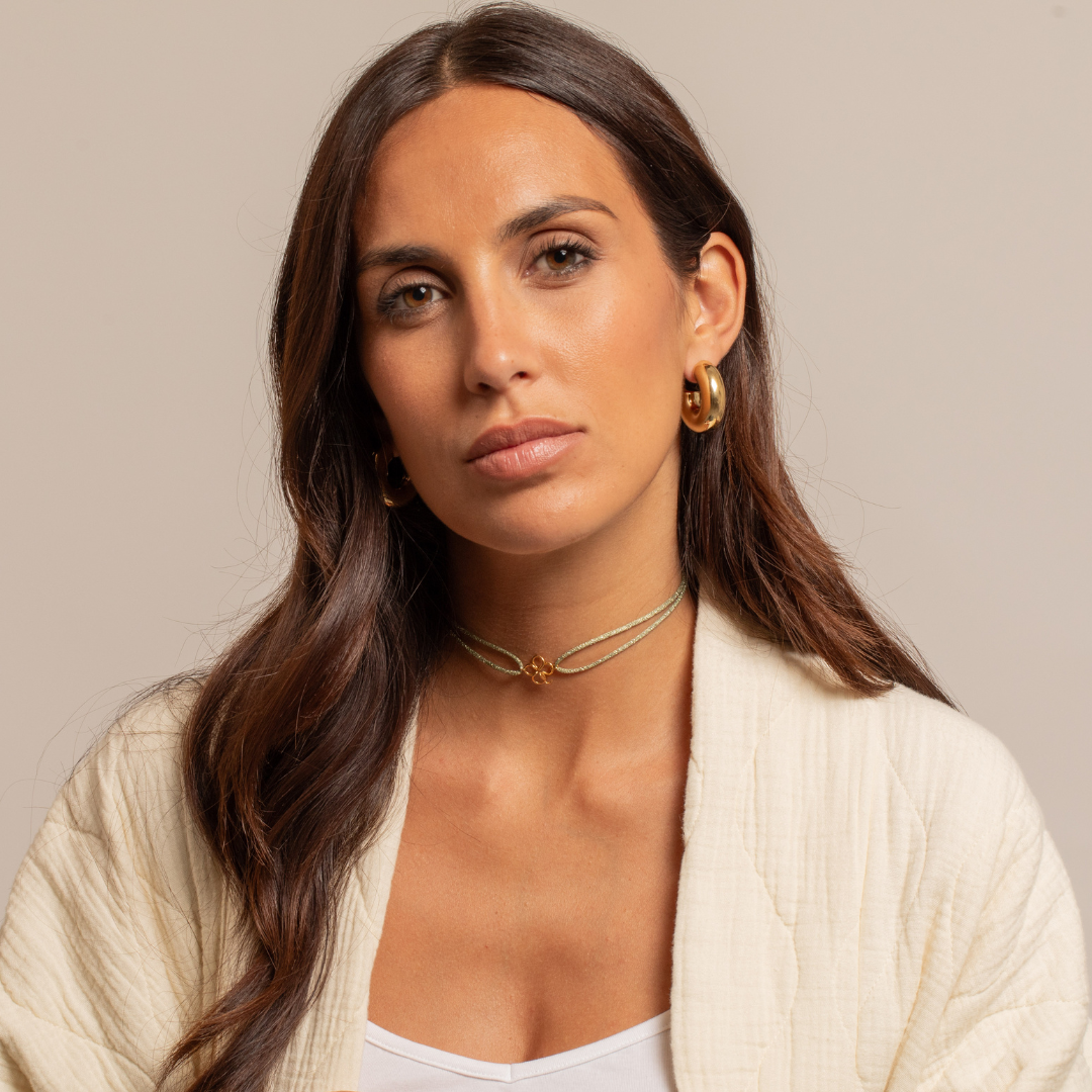 COLLIER CORDON TRÈFLE